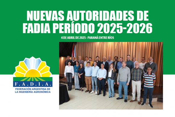 El pasado viernes 4 de abril de 2025, la FADIA renovó sus autoridades.