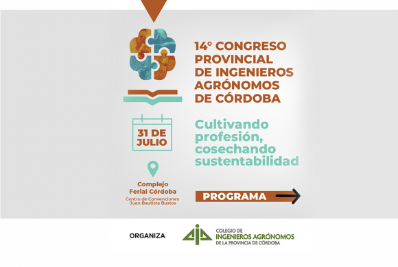 LA FADIA INVITA A PARTICIPAR DEL 14º CONGRESO PROVINCIAL DE INGENIEROS AGRÓNOMOS DE CÓRDOBA