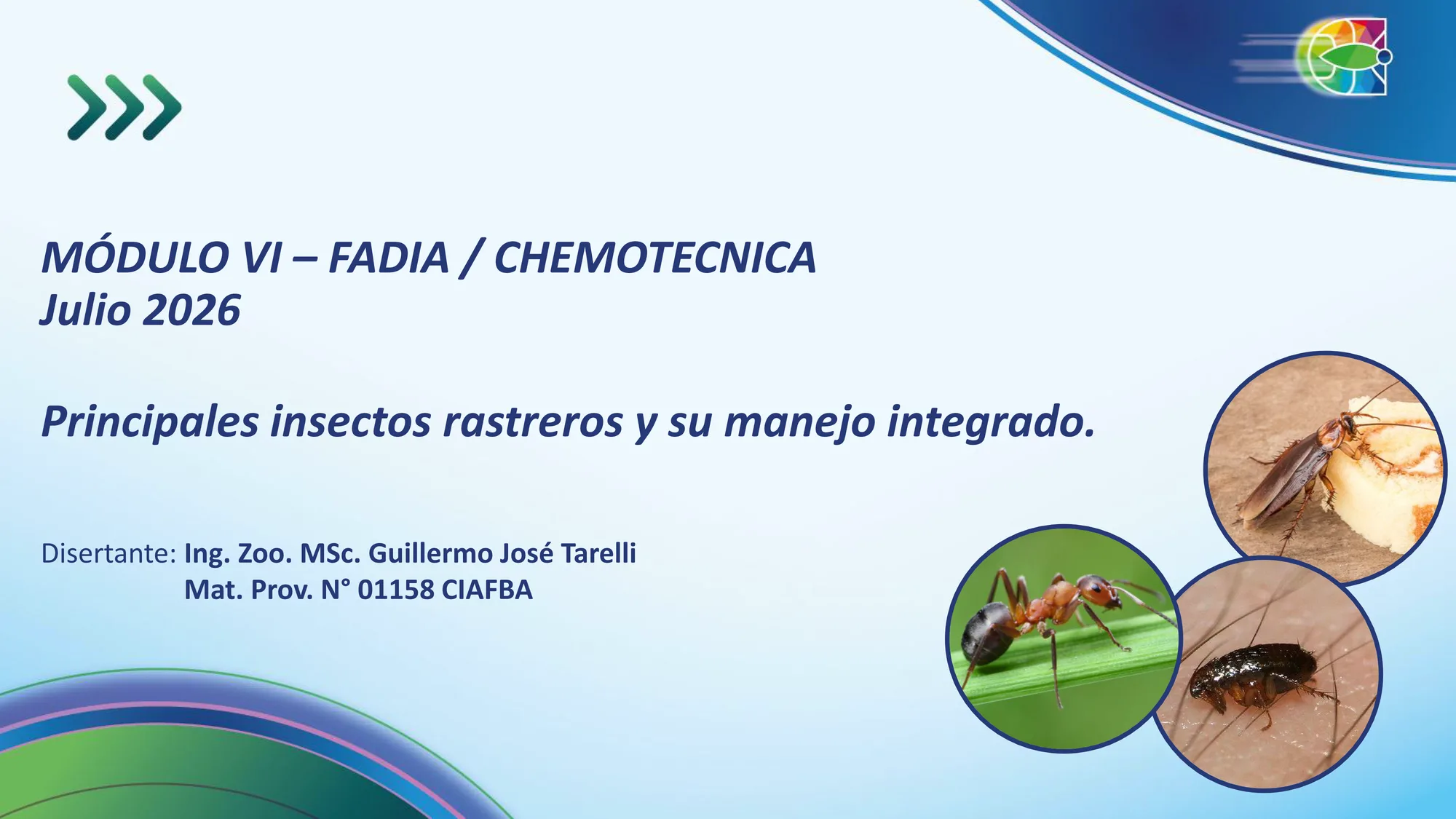 FADIA Manejo de Insectos Rastreros